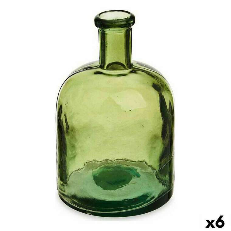 бутылка Декор Ширина 15 x 23,5 x 15 cm Зеленый (6 штук)