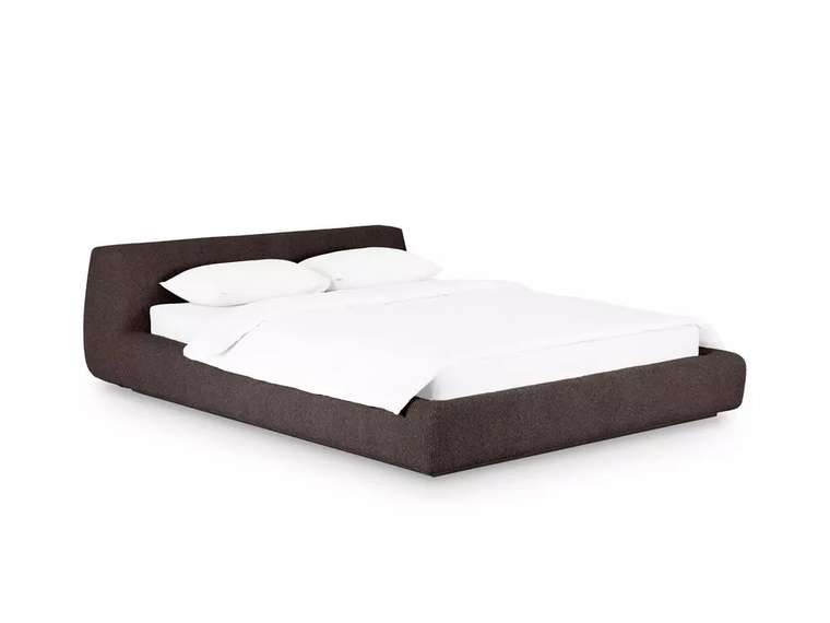 Кровать Vatta 160х200 темно-коричневого цвета с подъемный механизмом