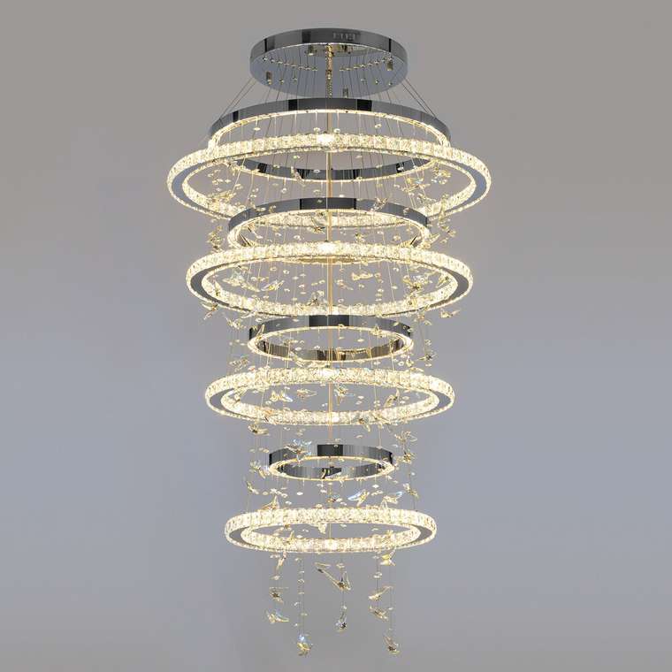 Citilux ETERA CL322090 LED Люстра хрустальная с пультом