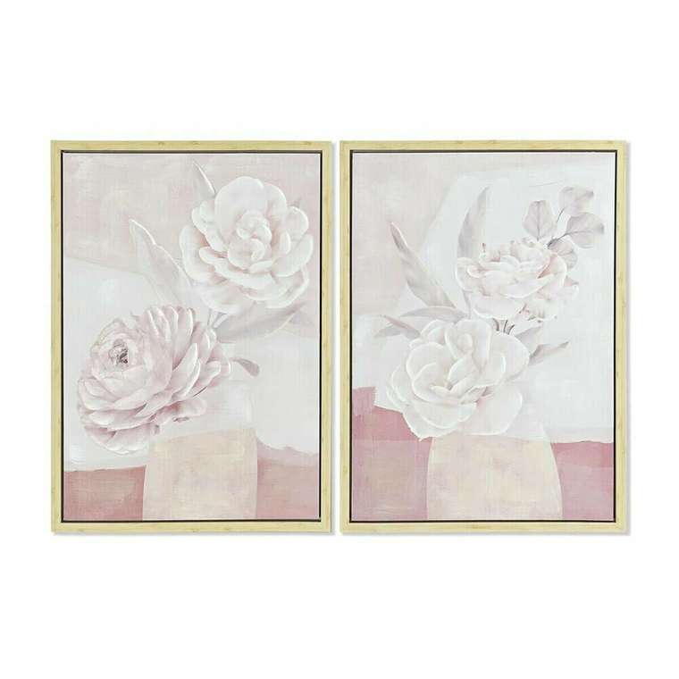 Картина Ваза для цветов 50 x 4 x 70 cm Скандинавский (2 штук)