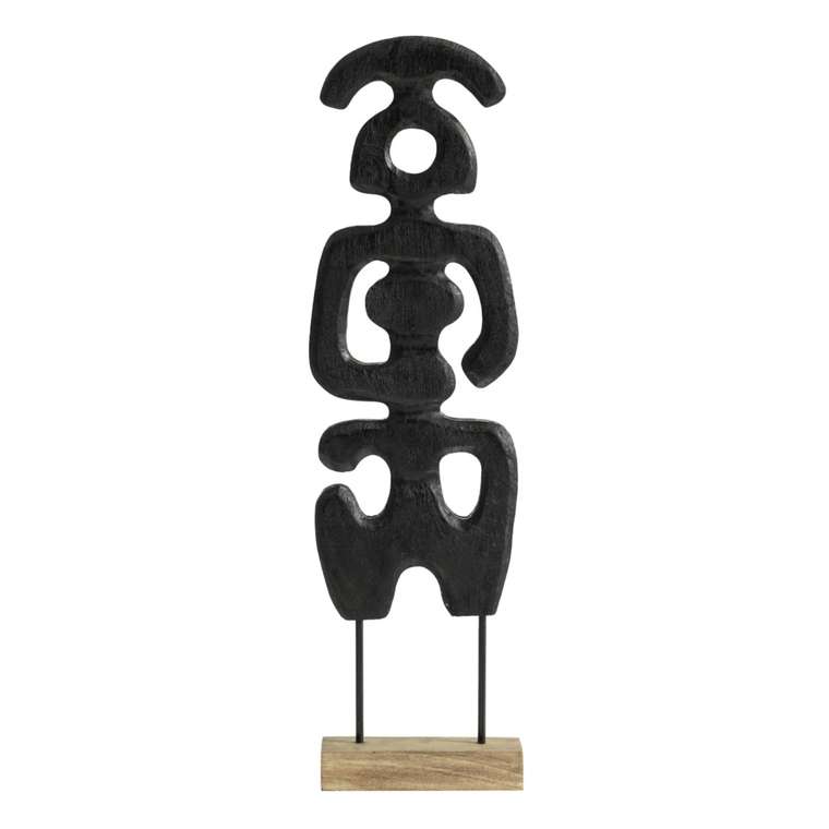 Декоративная фигура Читра Чао черного цвета