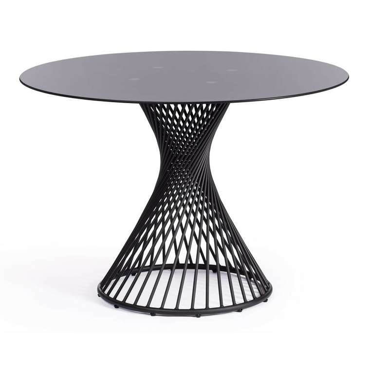 Обеденный стол Bertoia черного цвета