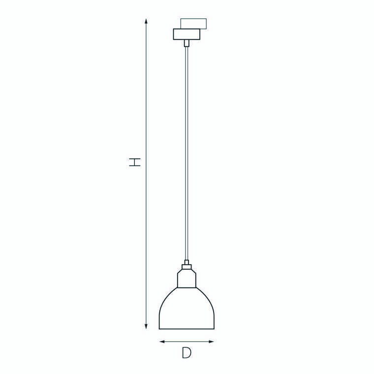 Люстра LOFT 1х40W E14 (865017+592007)