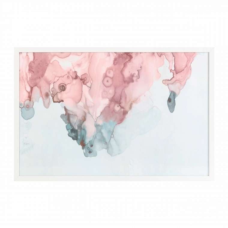 Постер в раме Pink Marble