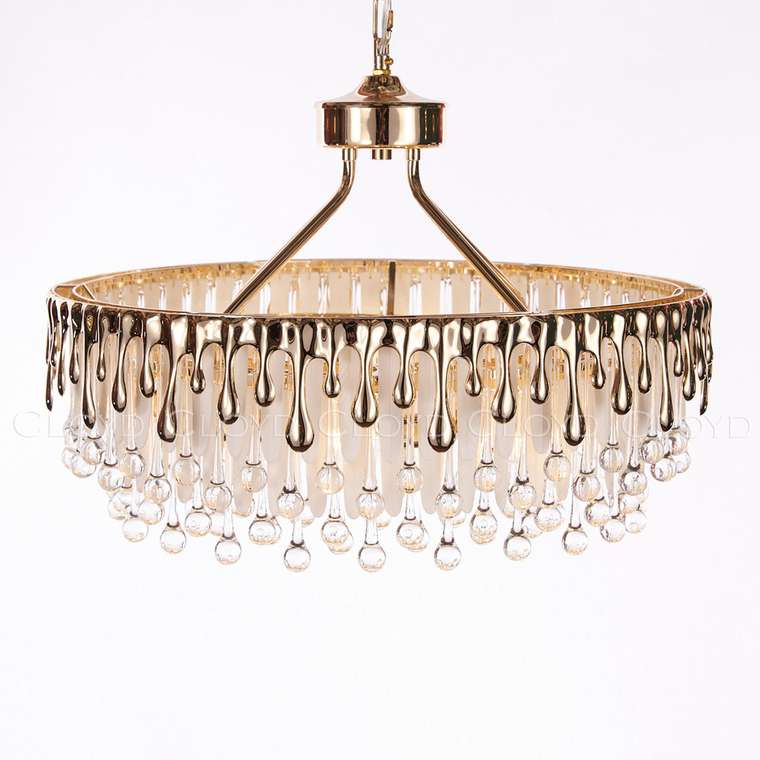 Подвесная люстра CAPULETTI C8 золотого цвета