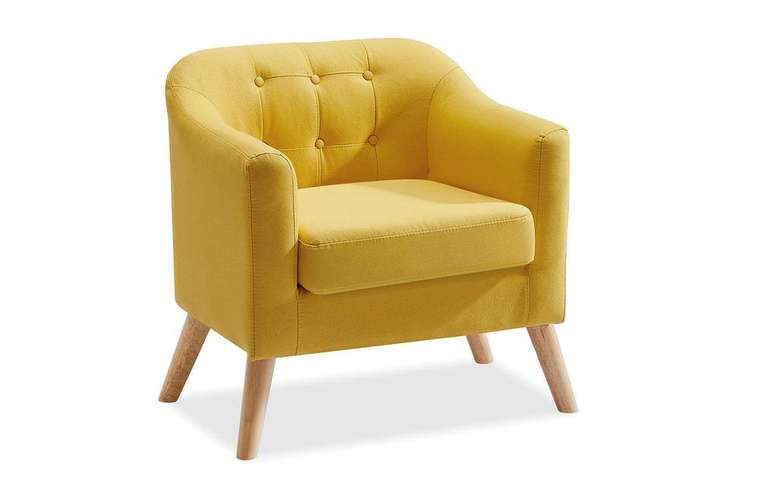 Кресло Jazz желтого цвета