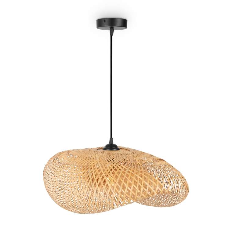 Подвесной светильник Wavy Modern светло-коричневого цвета