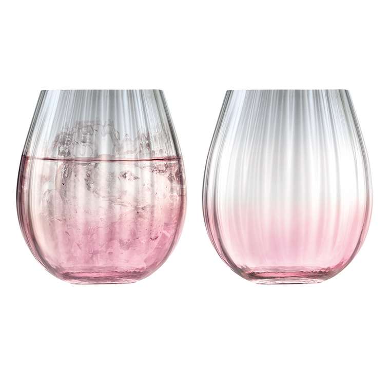 Набор из двух стаканов Dusk розового цвета