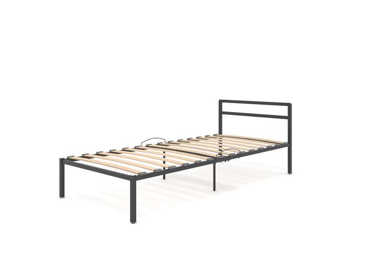 Кровать металлическая Амгут 90x200 черного цвета