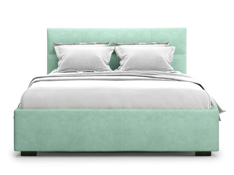 Кровать Garda 160х200 бирюзового цвета с подъемным механизмом