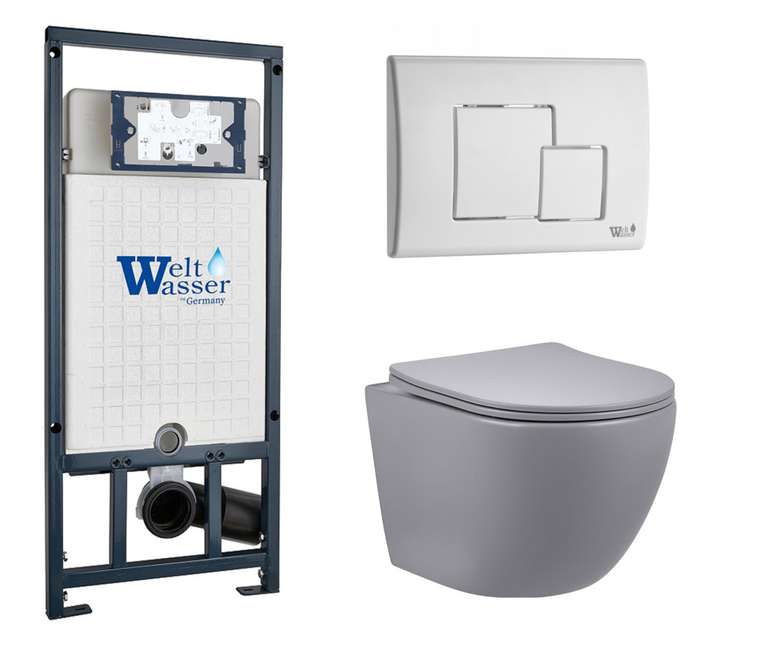 Комплект 3 в 1 инсталляция Amberg