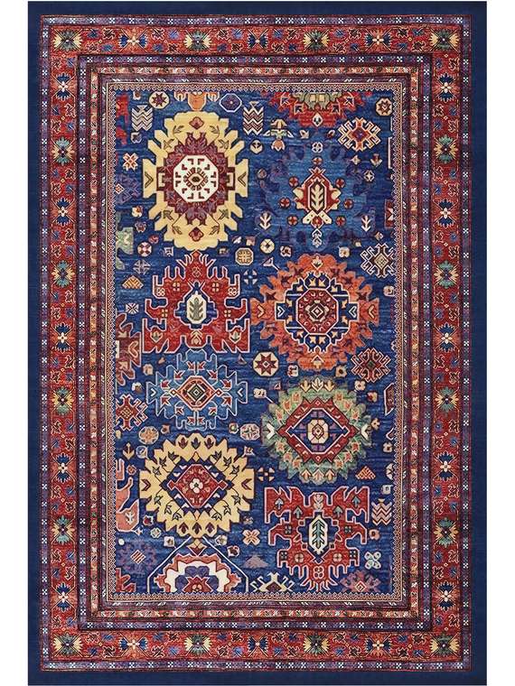 Коврик Rubber eleganza 50x80 красно-синего цвета