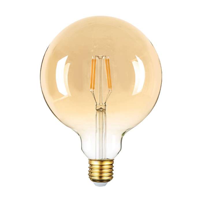 Светодиодная лампа FILAMENT 10Вт 2400K Е27 Wolta WF-G125-10W2.4KE27
