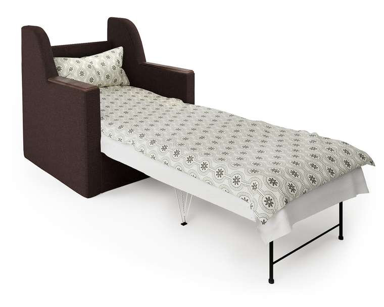 Кресло-кровать Соло шоколадного цвета