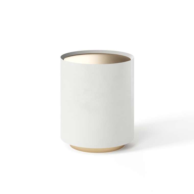 Тумба Меридиана бело-золотого цвета