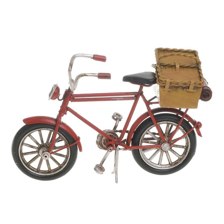 Модель велосипед черно-красного цвета