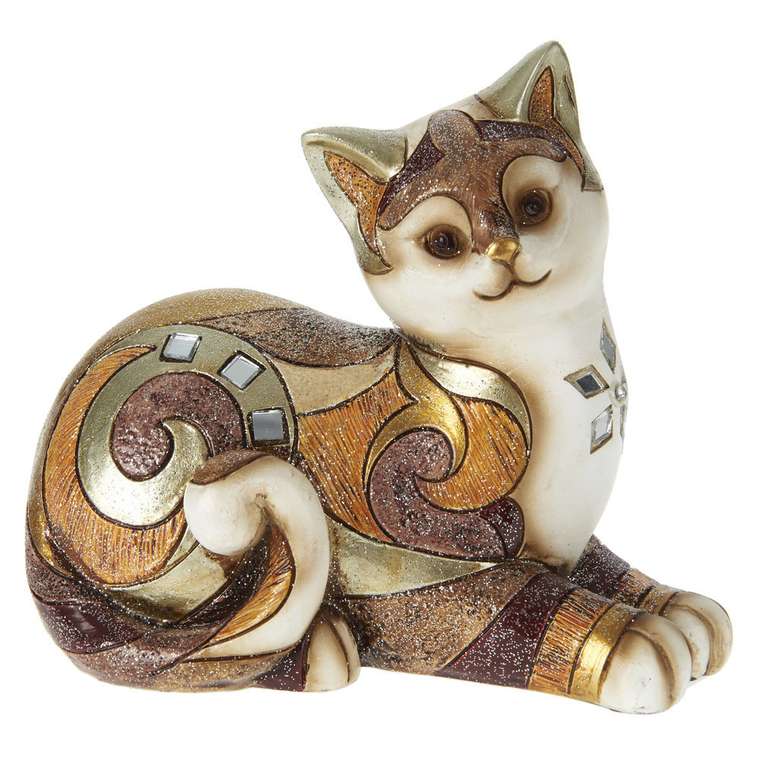 Статуэтка кошки из полистоуна