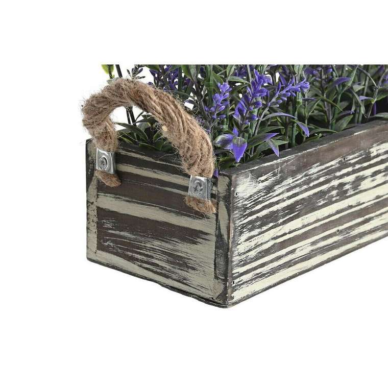 Декоративное растение 30 x 12 x 21 cm Деревянный Лиловый полиэтилен Фуксия (2 штук)