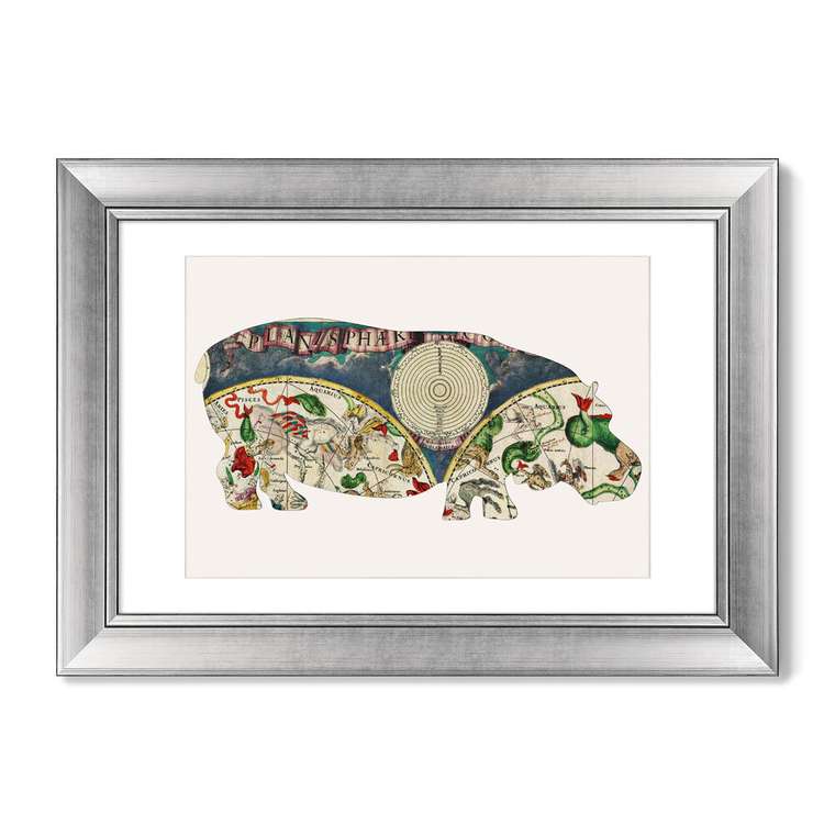 Картина Esse quam videri бегемот 2016 г.