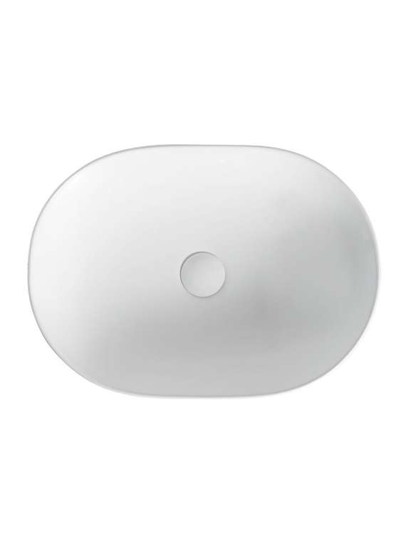 Раковина накладная Orange B05-480W овальная 48х35 см