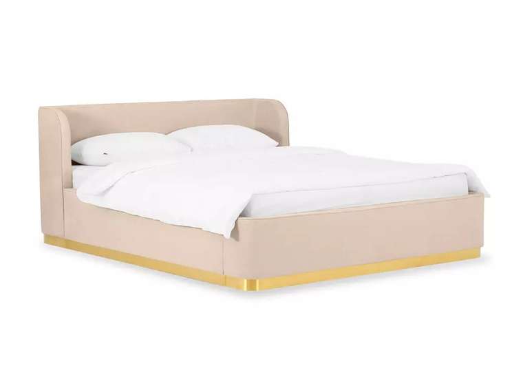 Кровать Vibe 160х200 бежевого цвета с подъемным механизмом