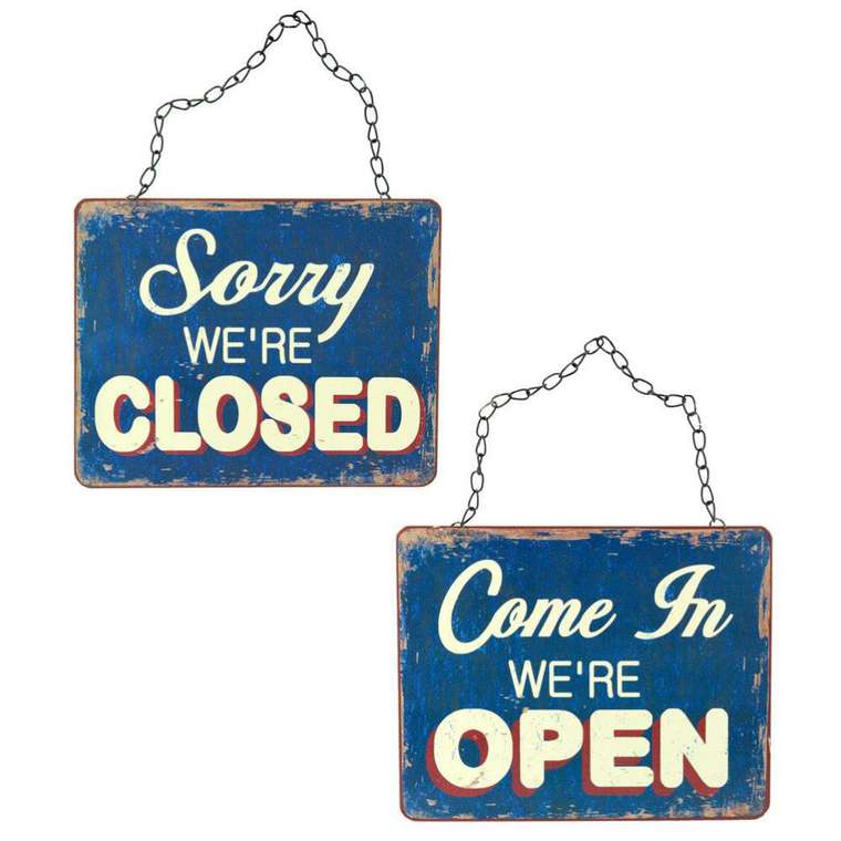 Табличка Open-Closed