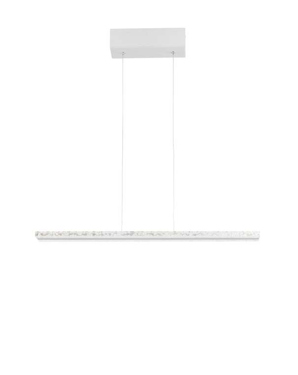 Светодиодный подвесной светильник Holo бело-серого цвета