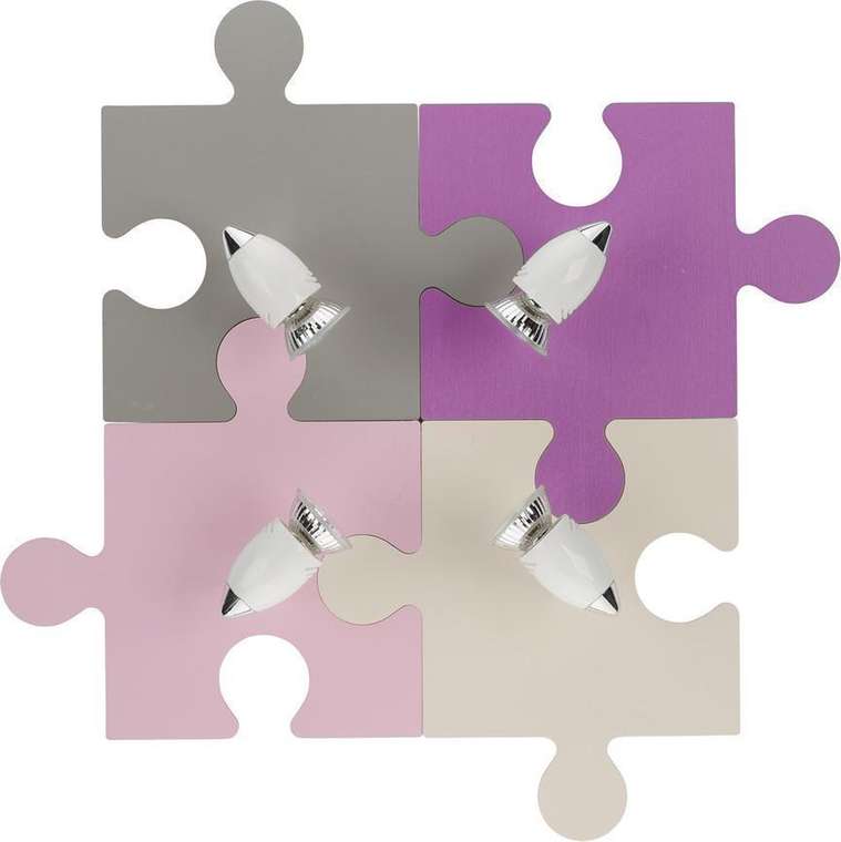 Спот Puzzle сиреневых оттенков 
