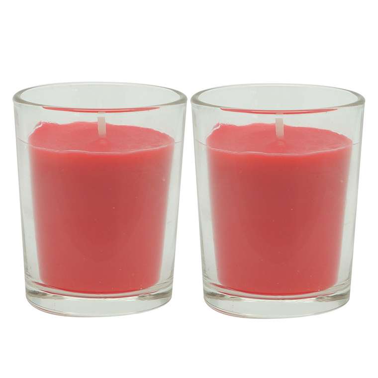 Набор из двух ароматических свечей Красные фрукты