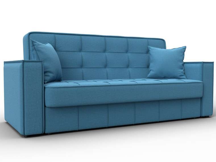 Диван-кровать Лига-068 голубого цвета