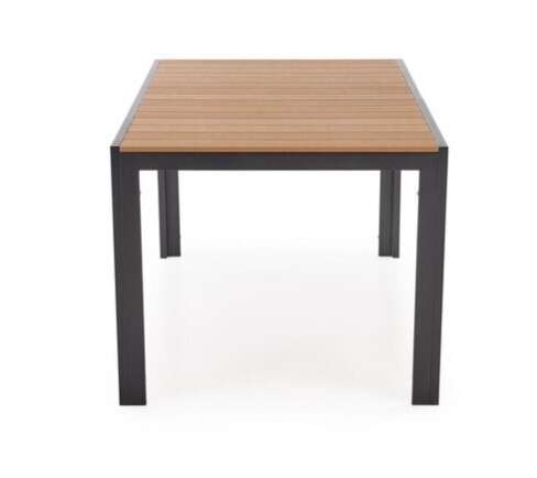 Стол обеденный Fierro P бежево-черного цвета