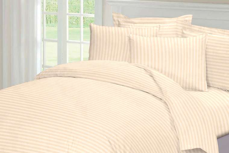 Комплект постельного белья Страйп-сатин