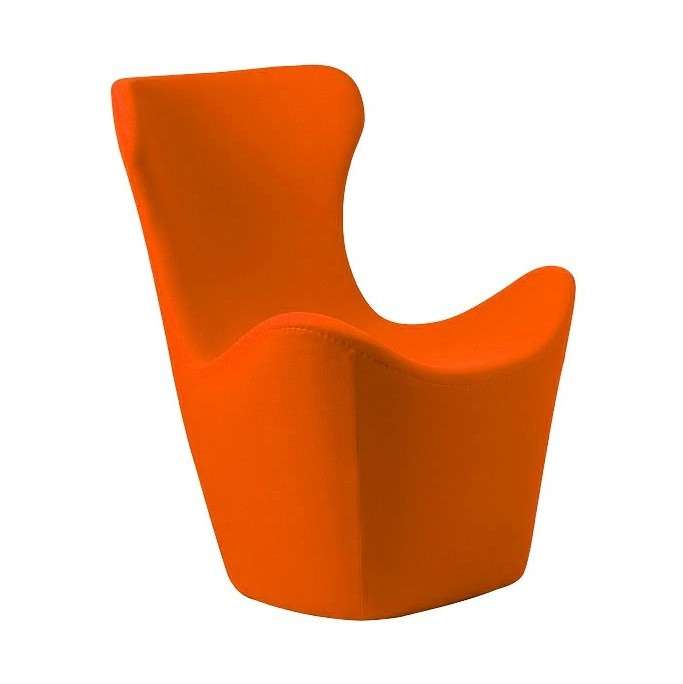 Кресло Papilio Lounge Chair Оранжевое Кашемир