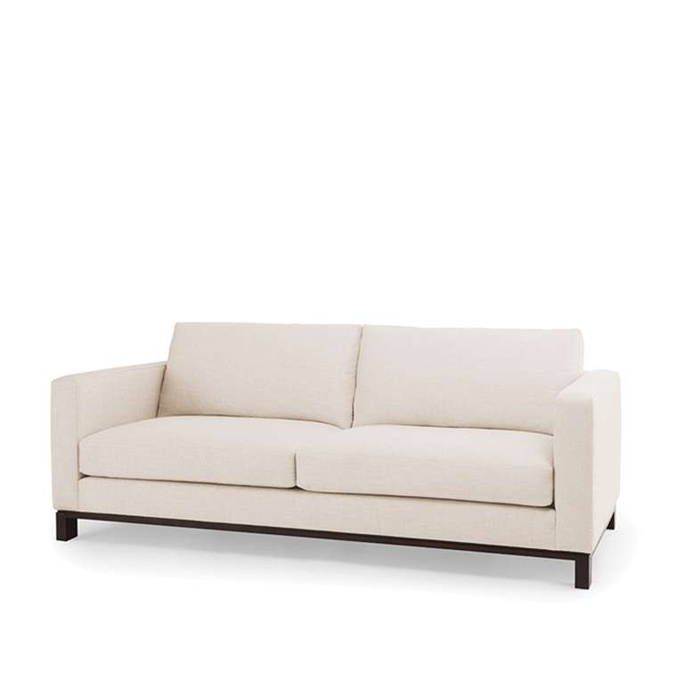 Диван Zella 3 seat sofa со светлой обивкой