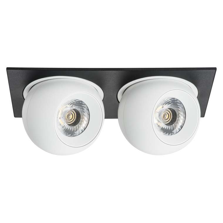 Светильник INTERO LED 9W*2 850LM*2 24G ЧЕРНЫЙ/БЕЛЫЙ 4000K (217527+217064+217064)