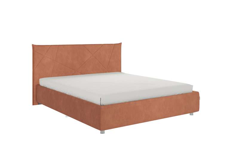 Кровать Квест 160х200 персикового цвета без подъемного цвета