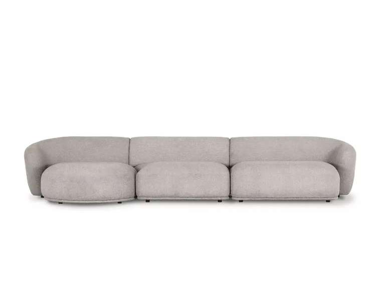 Модульный диван Fabro светло-бежевого цвета левый