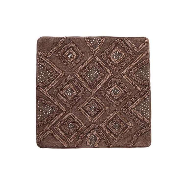 Наволочки Чехол для DKD Home Decor Коричневый ромбы 50 x 1 x 50 см