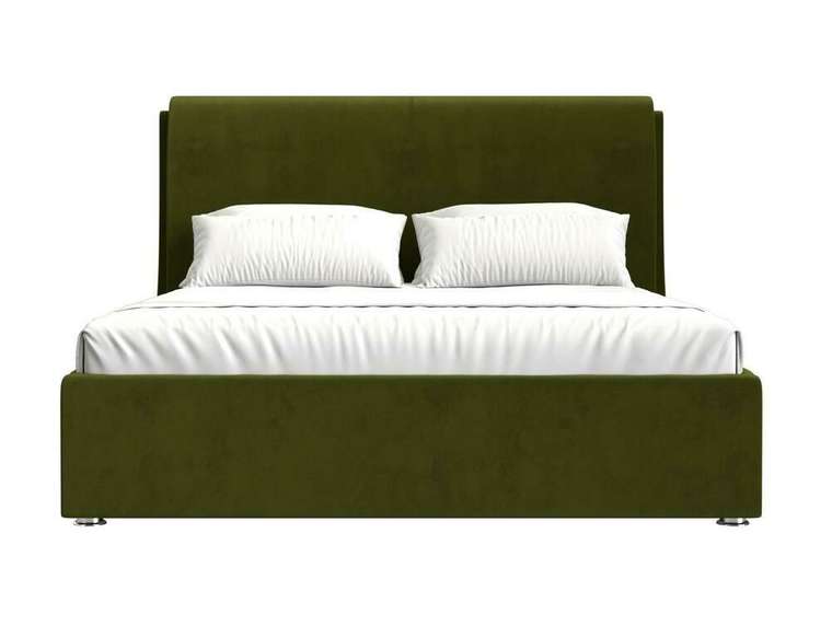 Кровать Принцесса 200х200 зеленого цвета с подъемным механизмом