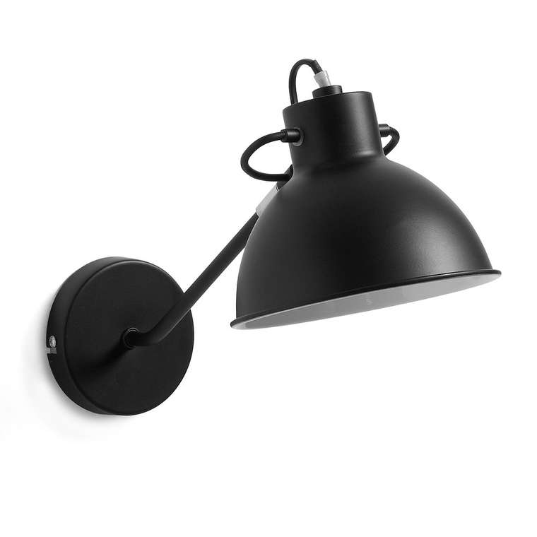 Лампа настенная Odalis черного цвета