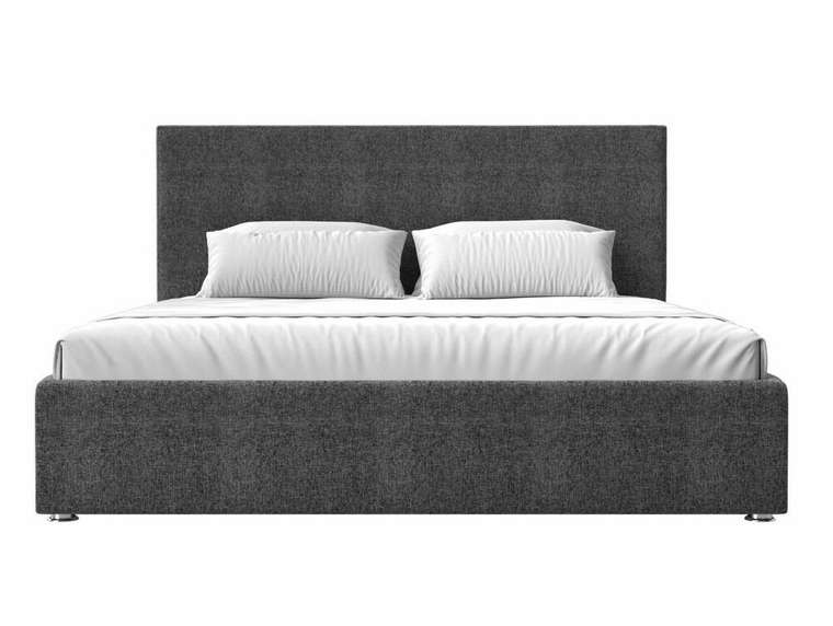 Кровать Кариба 180х200 серого цвета с подъемным механизмом