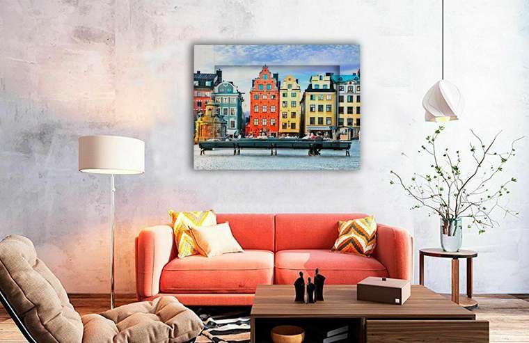 Картина с арт рамой Амстердам 60х80 см
