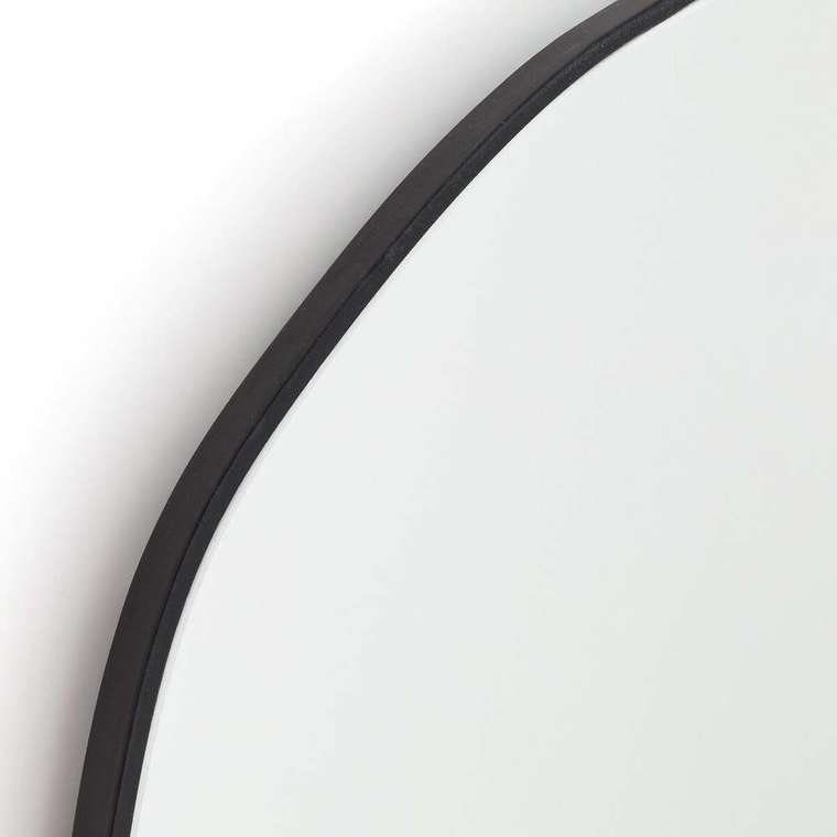 Зеркало настенное органичной формы Ornica черного цвета
