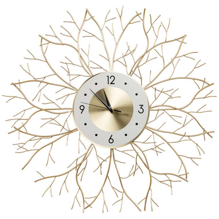Настенные часы Флердоранж золотисто-белого цвета