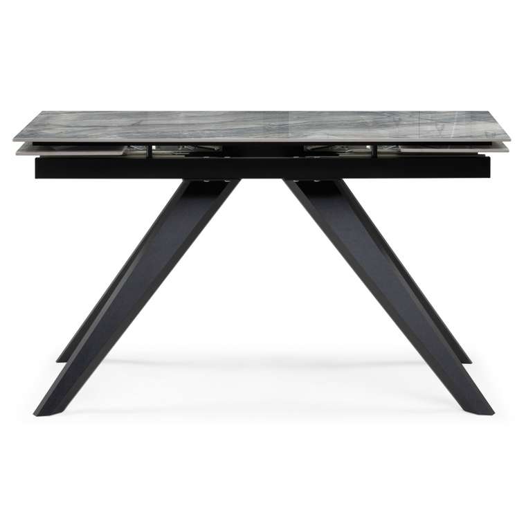 Раздвижной обеденный стол Морсби серого цвета