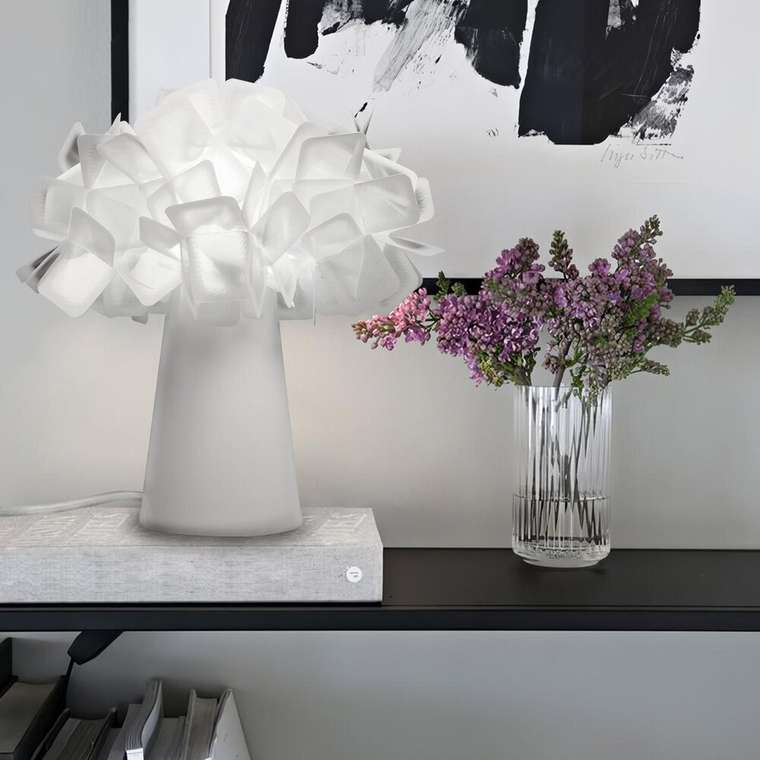 Настольная лампа Clizia 10231T White (пластик, цвет прозрачный)