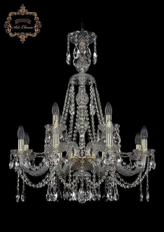 Хрустальная подвесная люстра Art Classic 45271 11.12.8+4.240.XL-82.Gd.Sp подсвечник