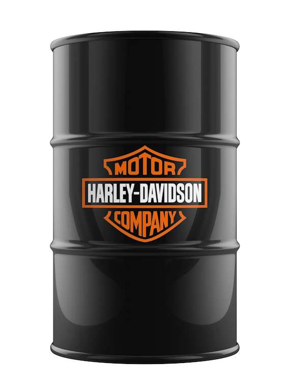 Барный стол-бочка Harley черного цвета