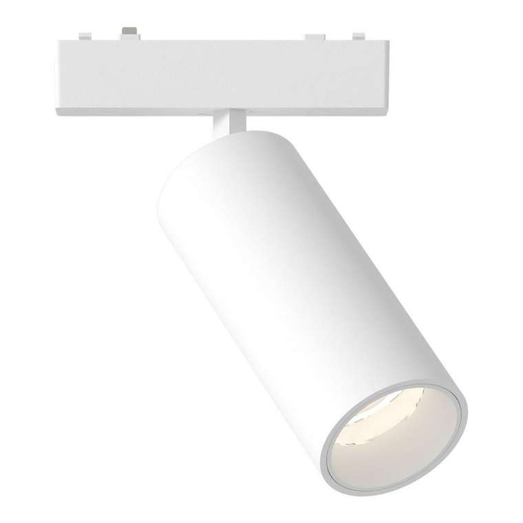 Магнитный трековый светильник Белый LED 1*18W 4000K 1 060Lm Ra&gt;90 &gt;90 IP20 D55xH135 48V SKYFLAT