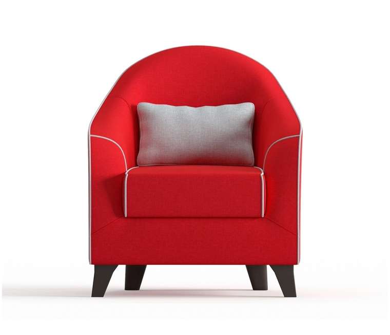 Кресло Бемоль красного цвета